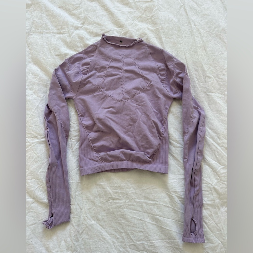 FP Movement Lilac Good Karma High Neck Long Sleeve medium